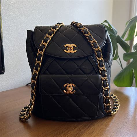 vintage chanel backpack replica|vintage chanel evening bag.